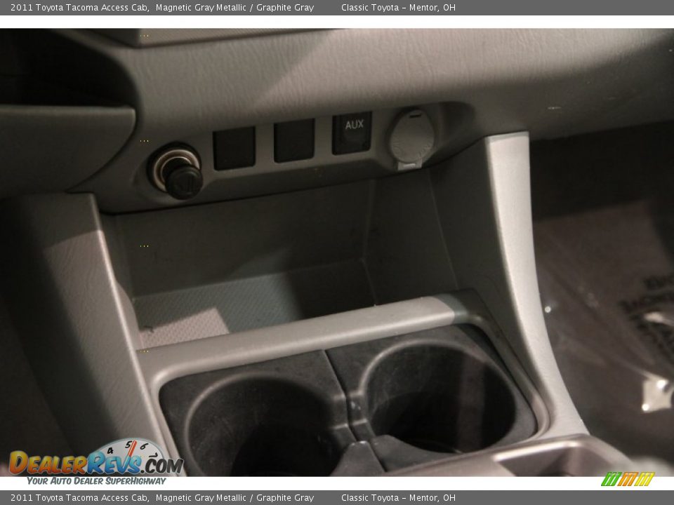 2011 Toyota Tacoma Access Cab Magnetic Gray Metallic / Graphite Gray Photo #10