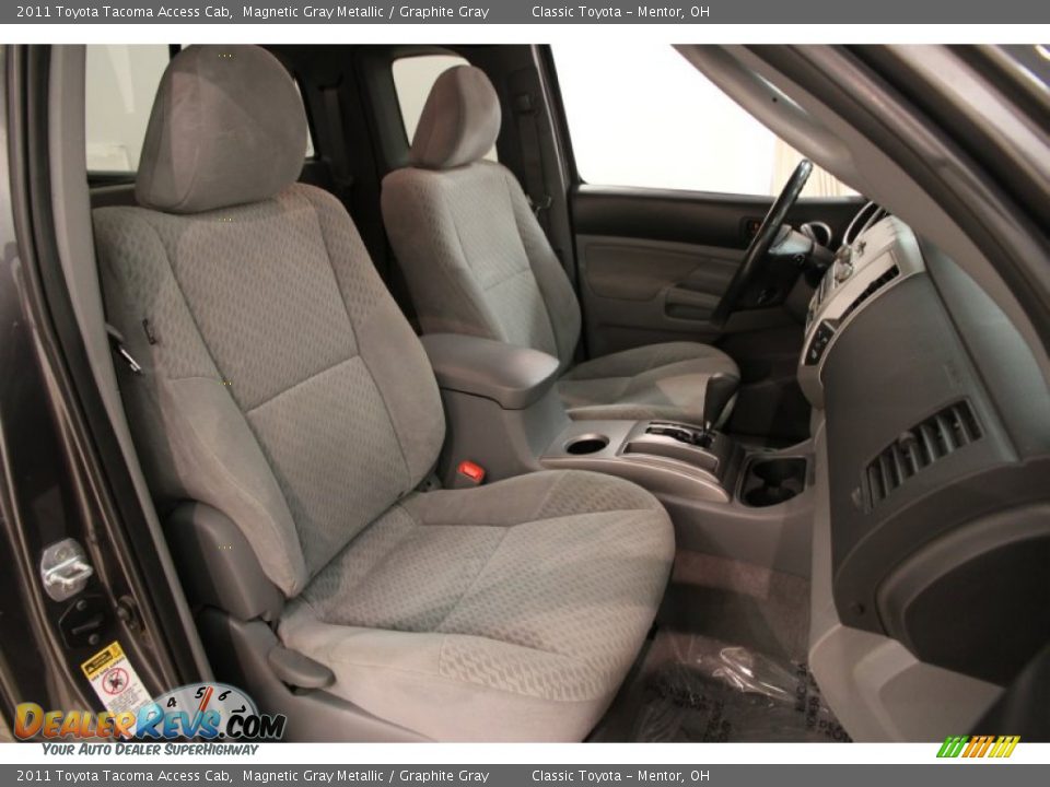 2011 Toyota Tacoma Access Cab Magnetic Gray Metallic / Graphite Gray Photo #11