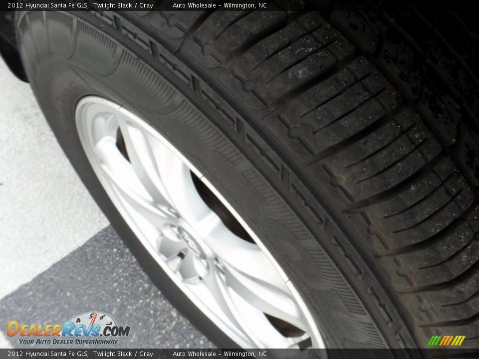 2012 Hyundai Santa Fe GLS Twilight Black / Gray Photo #8