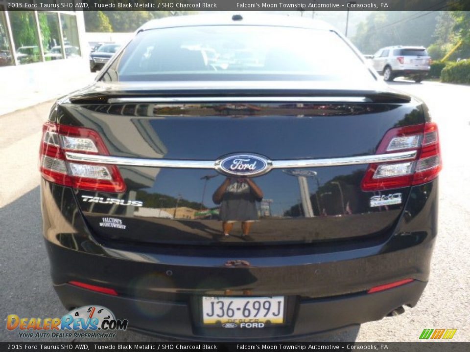 2015 Ford Taurus SHO AWD Tuxedo Black Metallic / SHO Charcoal Black Photo #6