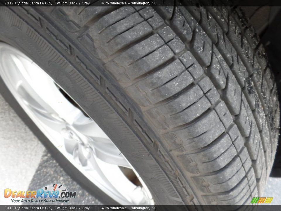 2012 Hyundai Santa Fe GLS Twilight Black / Gray Photo #9