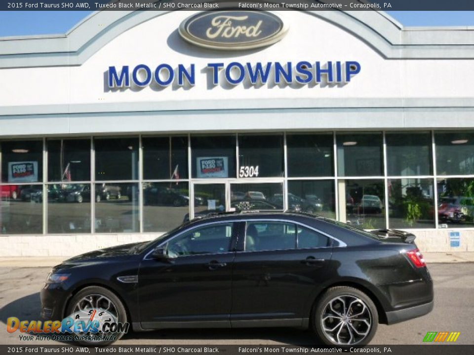 2015 Ford Taurus SHO AWD Tuxedo Black Metallic / SHO Charcoal Black Photo #7