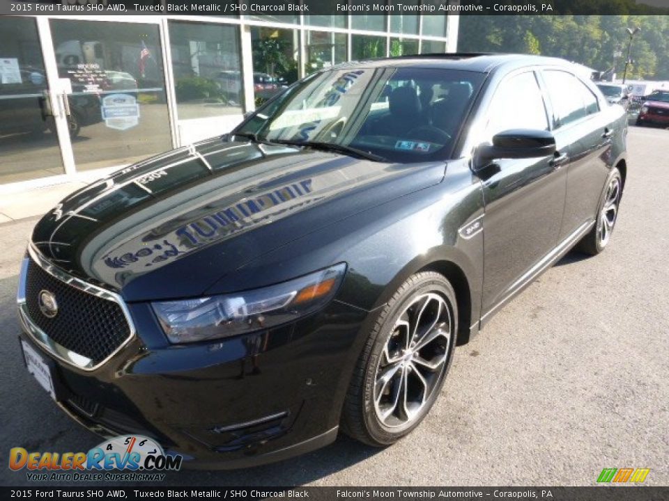 2015 Ford Taurus SHO AWD Tuxedo Black Metallic / SHO Charcoal Black Photo #9