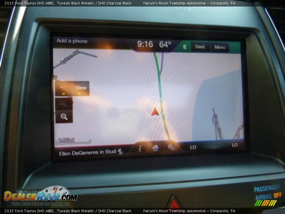 2015 Ford Taurus SHO AWD Tuxedo Black Metallic / SHO Charcoal Black Photo #22
