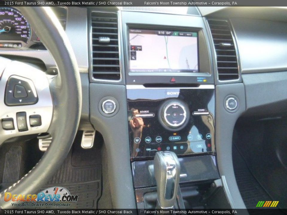 2015 Ford Taurus SHO AWD Tuxedo Black Metallic / SHO Charcoal Black Photo #23