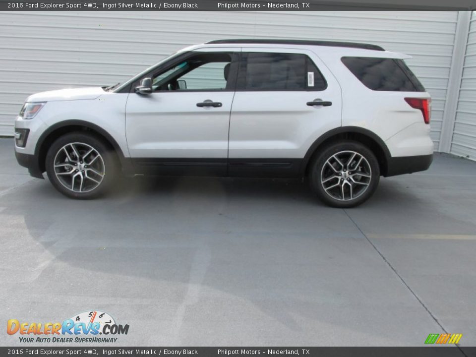 Ingot Silver Metallic 2016 Ford Explorer Sport 4WD Photo #6