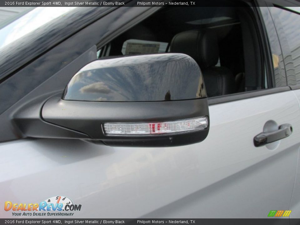 2016 Ford Explorer Sport 4WD Ingot Silver Metallic / Ebony Black Photo #12