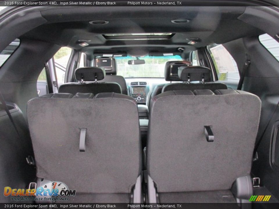 2016 Ford Explorer Sport 4WD Ingot Silver Metallic / Ebony Black Photo #17