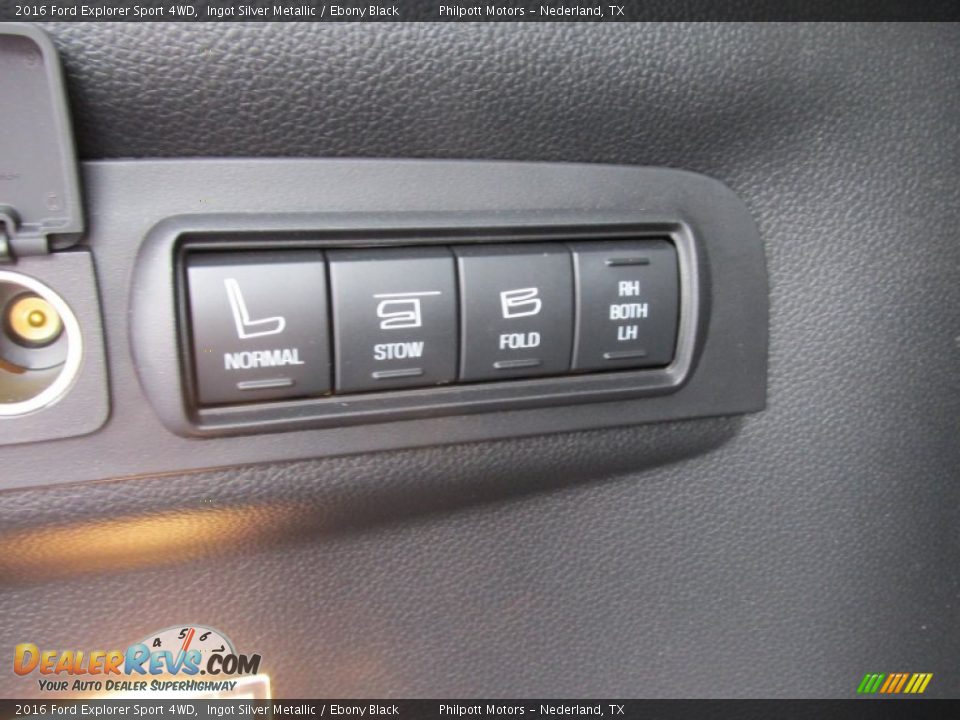 2016 Ford Explorer Sport 4WD Ingot Silver Metallic / Ebony Black Photo #19