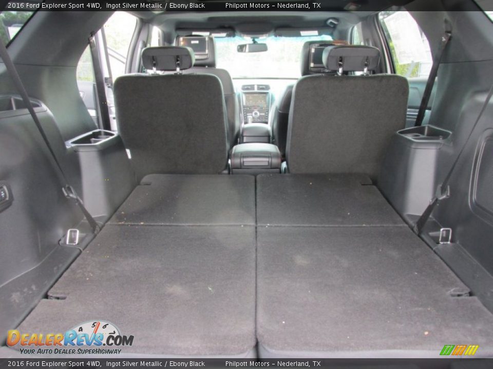 2016 Ford Explorer Sport 4WD Ingot Silver Metallic / Ebony Black Photo #20