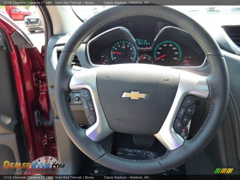 2016 Chevrolet Traverse LT AWD Siren Red Tintcoat / Ebony Photo #7