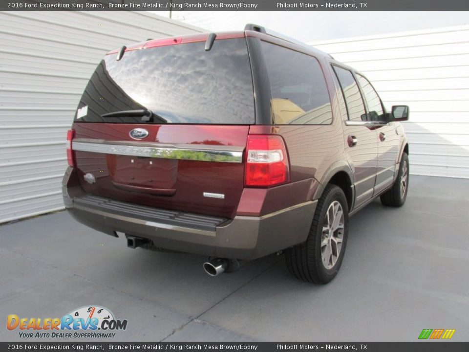 2016 Ford Expedition King Ranch Bronze Fire Metallic / King Ranch Mesa Brown/Ebony Photo #4