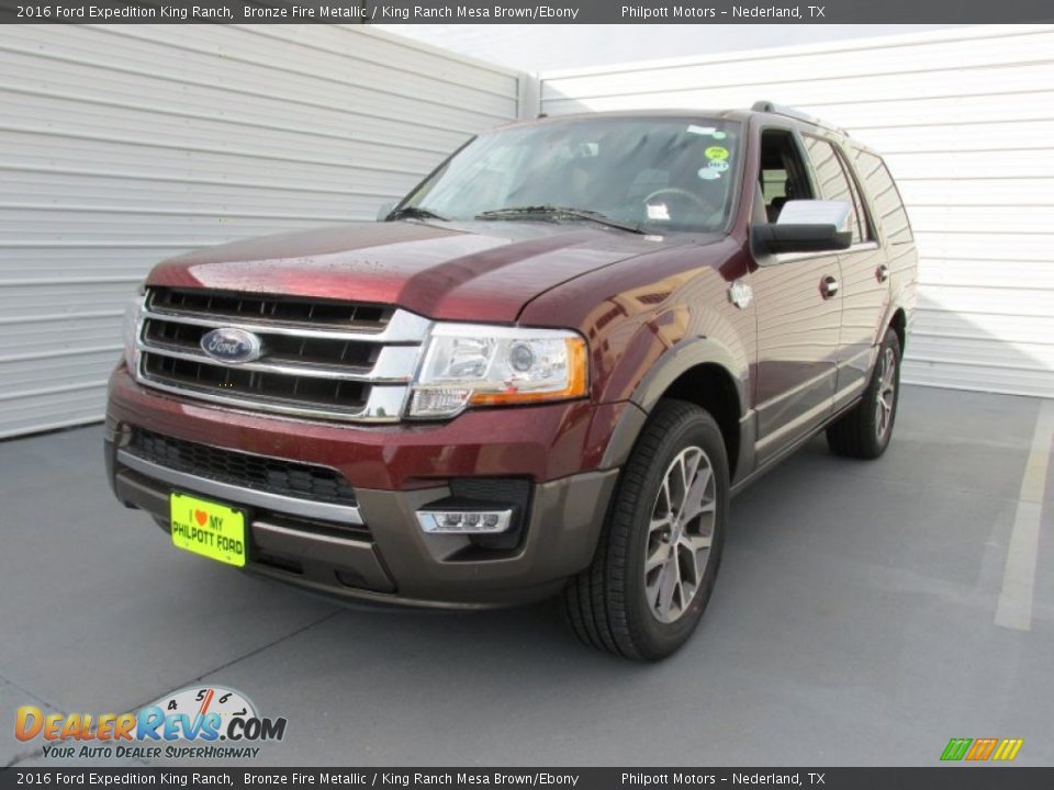 2016 Ford Expedition King Ranch Bronze Fire Metallic / King Ranch Mesa Brown/Ebony Photo #7