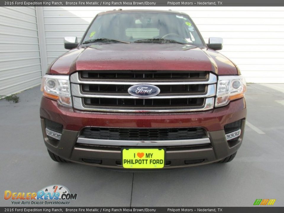 2016 Ford Expedition King Ranch Bronze Fire Metallic / King Ranch Mesa Brown/Ebony Photo #8