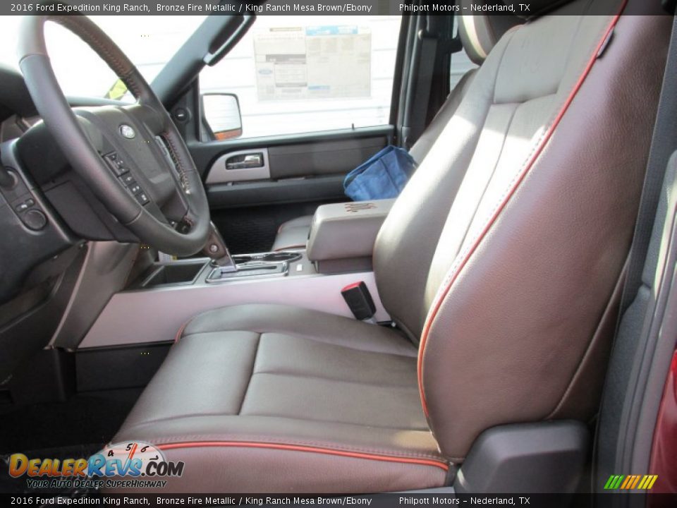 Front Seat of 2016 Ford Expedition King Ranch Photo #26