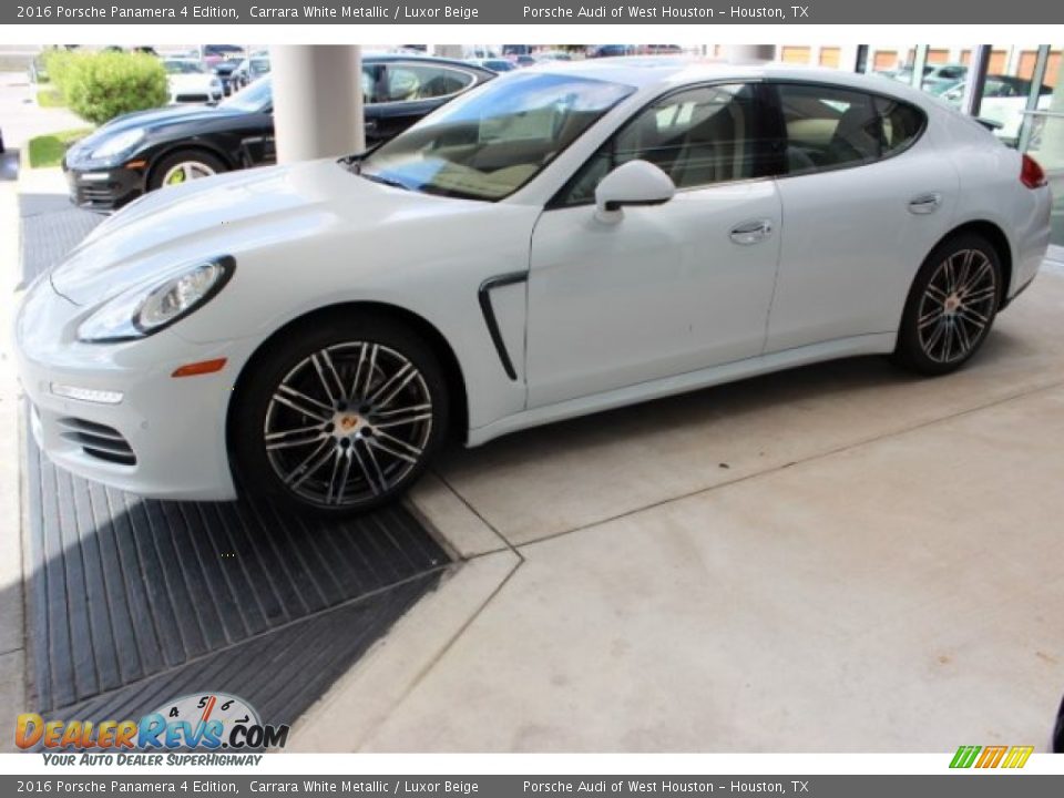 2016 Porsche Panamera 4 Edition Carrara White Metallic / Luxor Beige Photo #5
