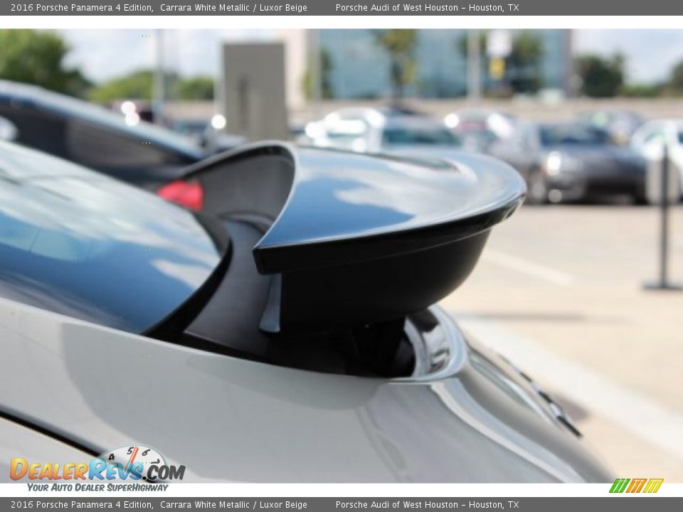 2016 Porsche Panamera 4 Edition Carrara White Metallic / Luxor Beige Photo #6