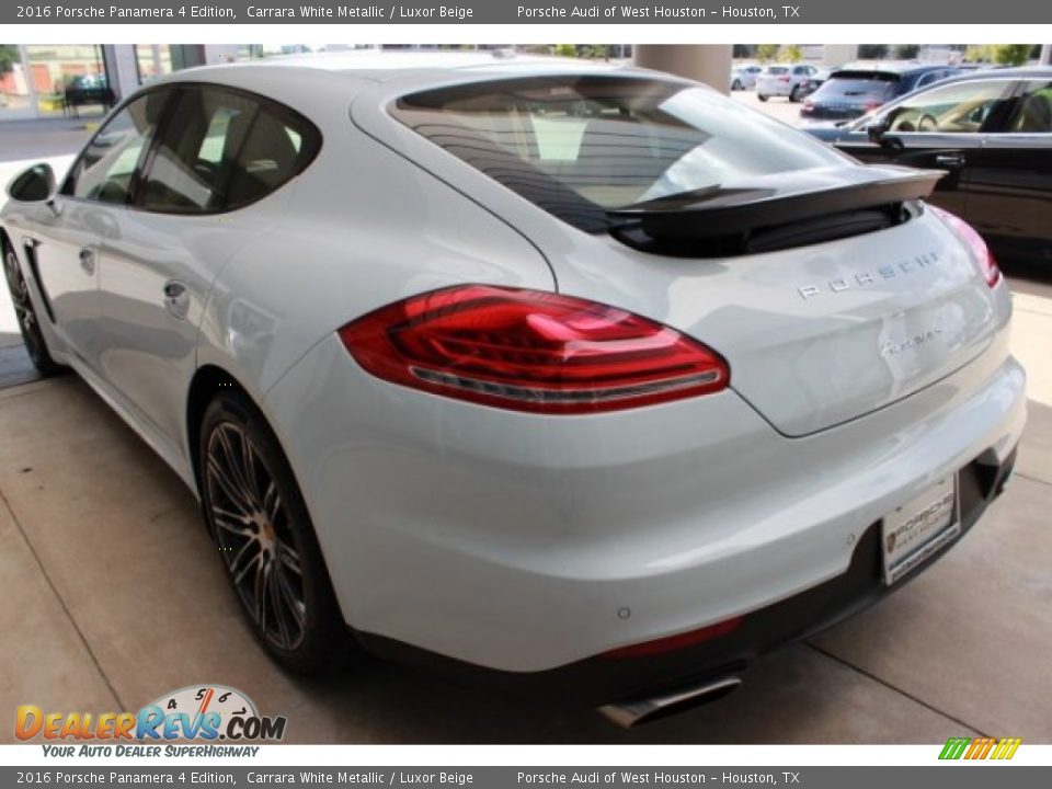 2016 Porsche Panamera 4 Edition Carrara White Metallic / Luxor Beige Photo #7