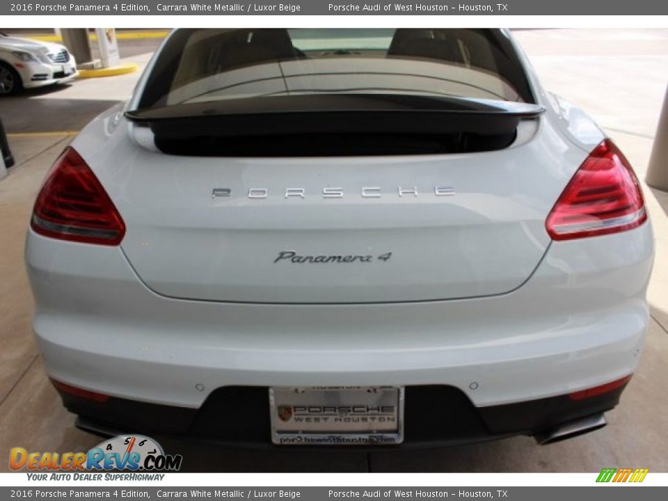 2016 Porsche Panamera 4 Edition Carrara White Metallic / Luxor Beige Photo #8
