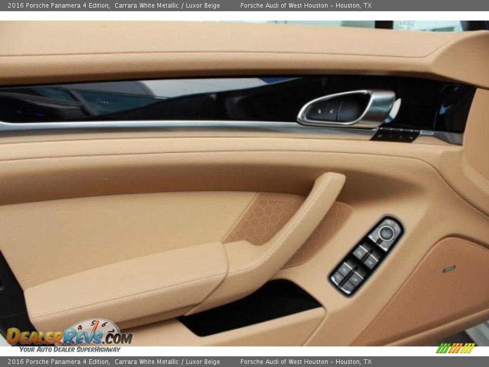 2016 Porsche Panamera 4 Edition Carrara White Metallic / Luxor Beige Photo #11