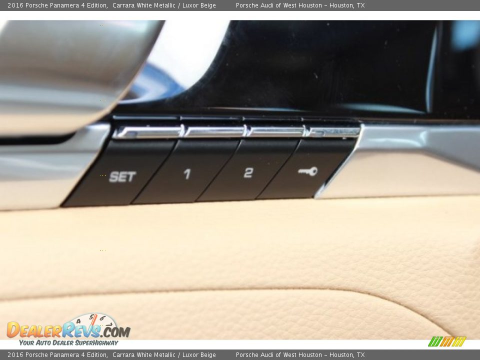 2016 Porsche Panamera 4 Edition Carrara White Metallic / Luxor Beige Photo #12