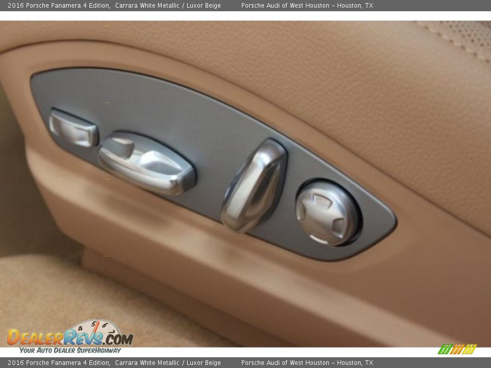 2016 Porsche Panamera 4 Edition Carrara White Metallic / Luxor Beige Photo #16