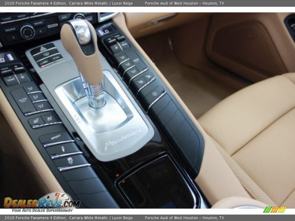 2016 Porsche Panamera 4 Edition Carrara White Metallic / Luxor Beige Photo #20