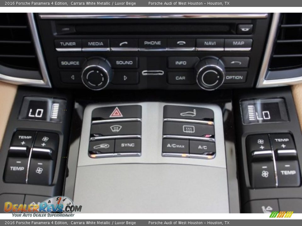 2016 Porsche Panamera 4 Edition Carrara White Metallic / Luxor Beige Photo #22