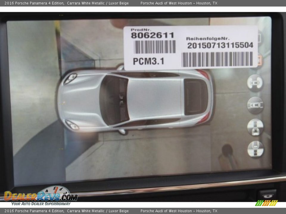 2016 Porsche Panamera 4 Edition Carrara White Metallic / Luxor Beige Photo #29