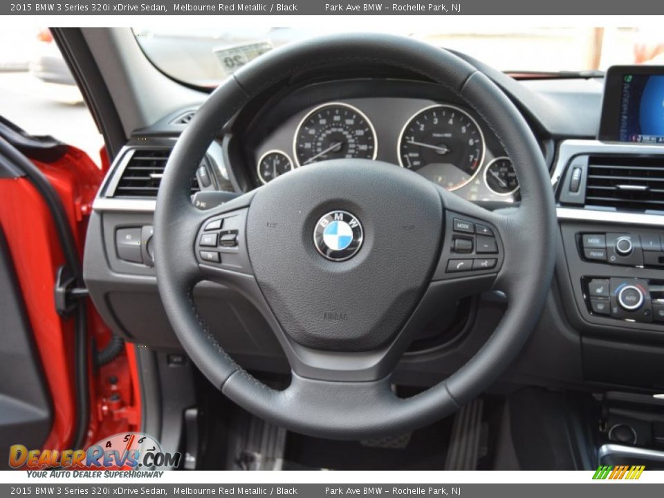 2015 BMW 3 Series 320i xDrive Sedan Steering Wheel Photo #16