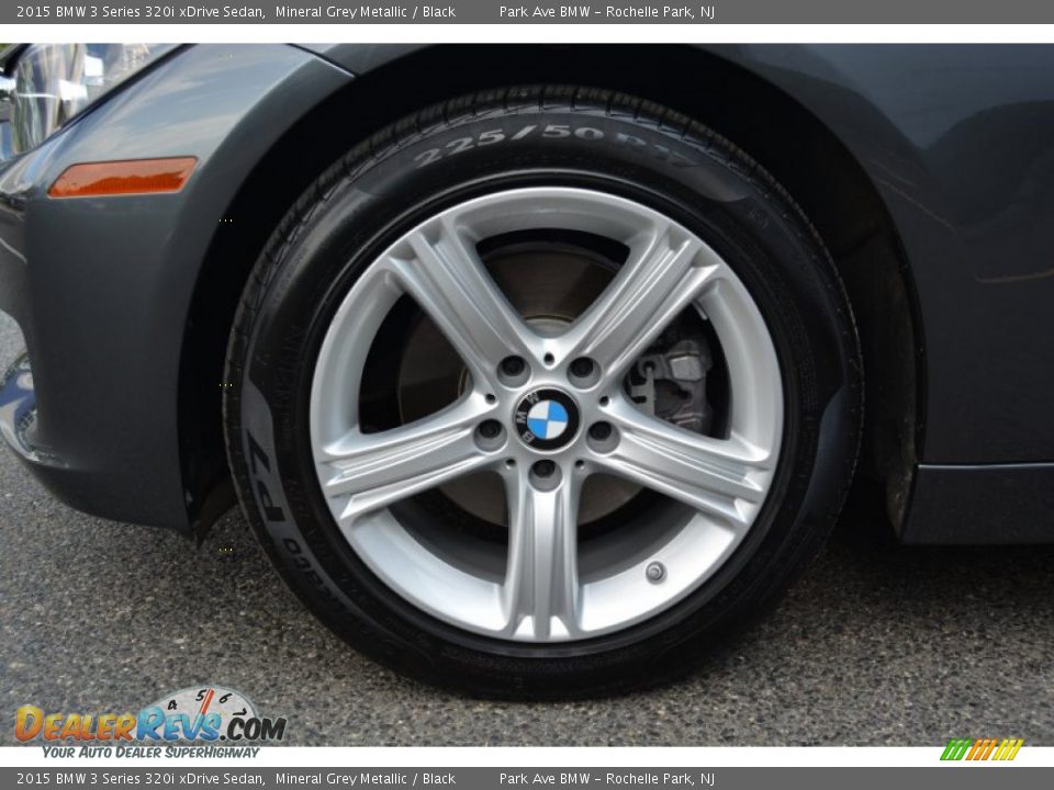 2015 BMW 3 Series 320i xDrive Sedan Mineral Grey Metallic / Black Photo #32