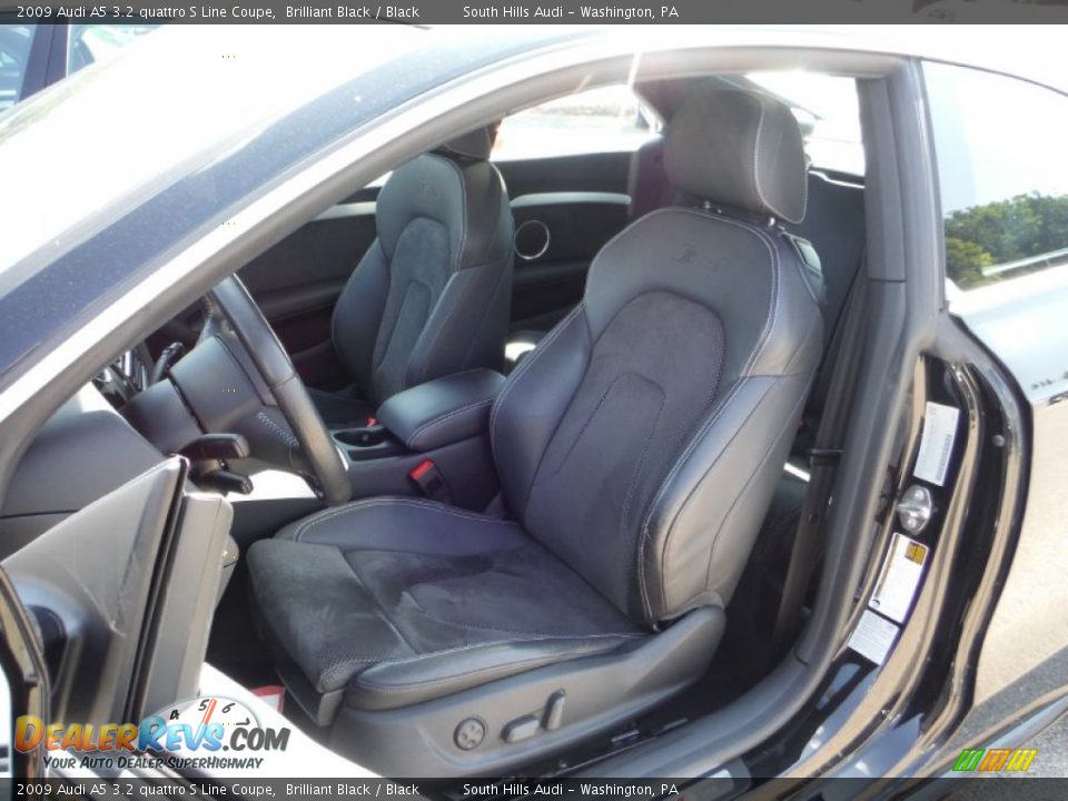 Front Seat of 2009 Audi A5 3.2 quattro S Line Coupe Photo #18