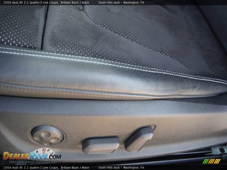 2009 Audi A5 3.2 quattro S Line Coupe Brilliant Black / Black Photo #20