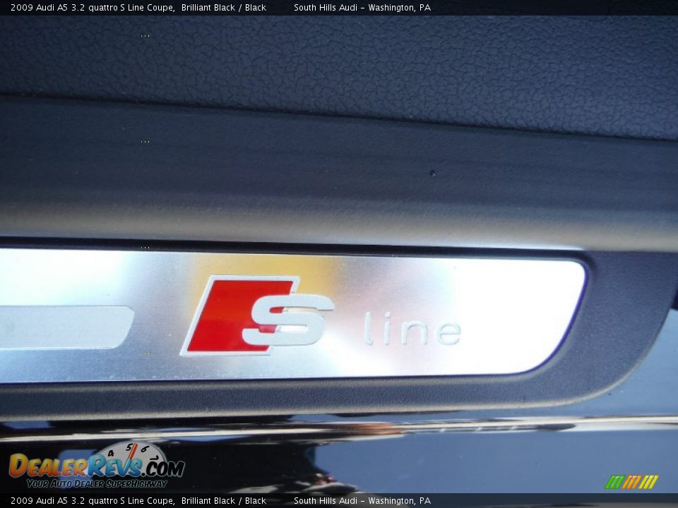 2009 Audi A5 3.2 quattro S Line Coupe Brilliant Black / Black Photo #21