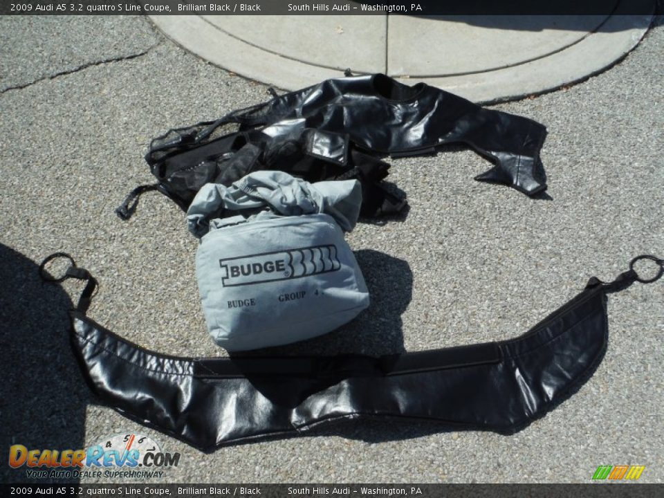 2009 Audi A5 3.2 quattro S Line Coupe Brilliant Black / Black Photo #22