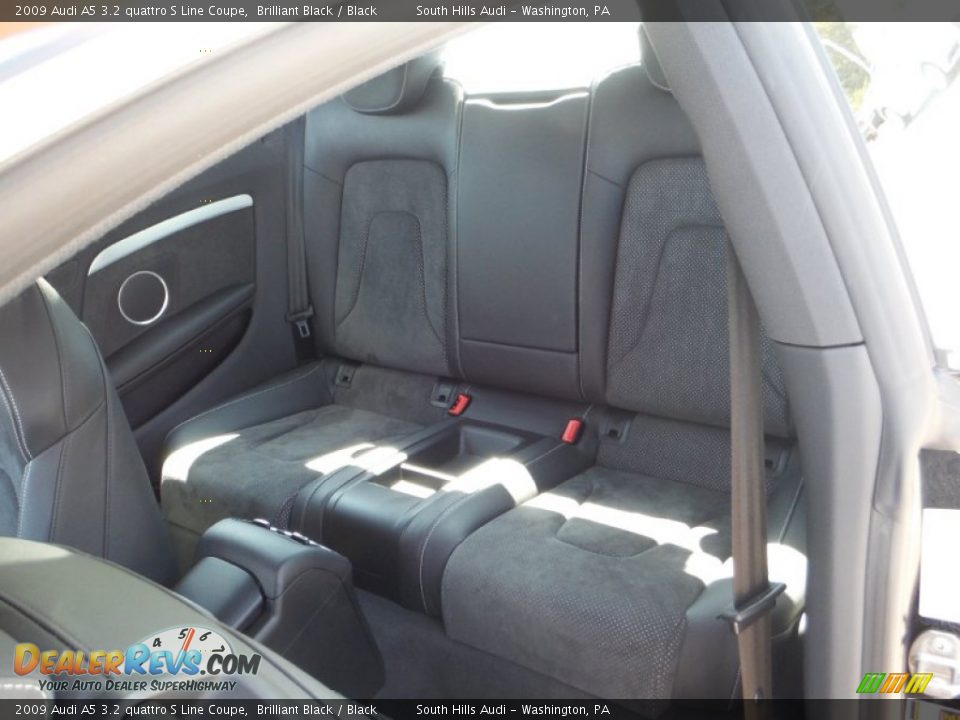Rear Seat of 2009 Audi A5 3.2 quattro S Line Coupe Photo #33