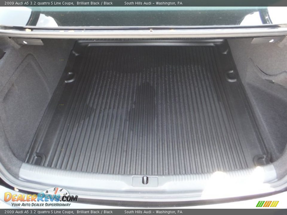 2009 Audi A5 3.2 quattro S Line Coupe Brilliant Black / Black Photo #34