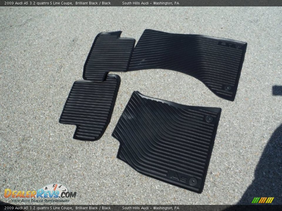 2009 Audi A5 3.2 quattro S Line Coupe Brilliant Black / Black Photo #36