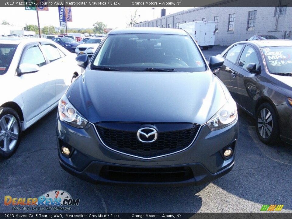 2013 Mazda CX-5 Touring AWD Metropolitan Gray Mica / Black Photo #2
