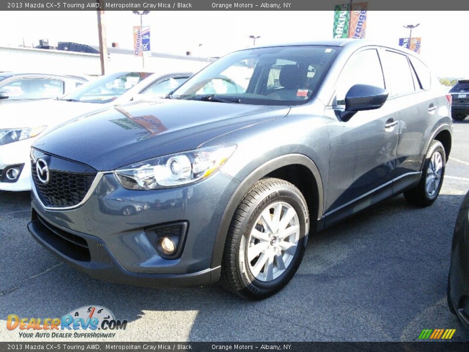 2013 Mazda CX-5 Touring AWD Metropolitan Gray Mica / Black Photo #3