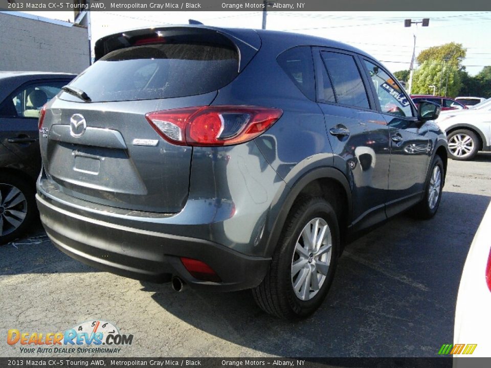 2013 Mazda CX-5 Touring AWD Metropolitan Gray Mica / Black Photo #5