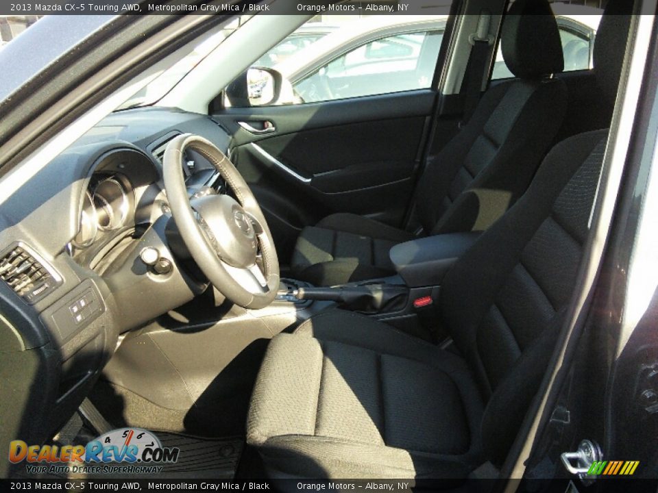 2013 Mazda CX-5 Touring AWD Metropolitan Gray Mica / Black Photo #7