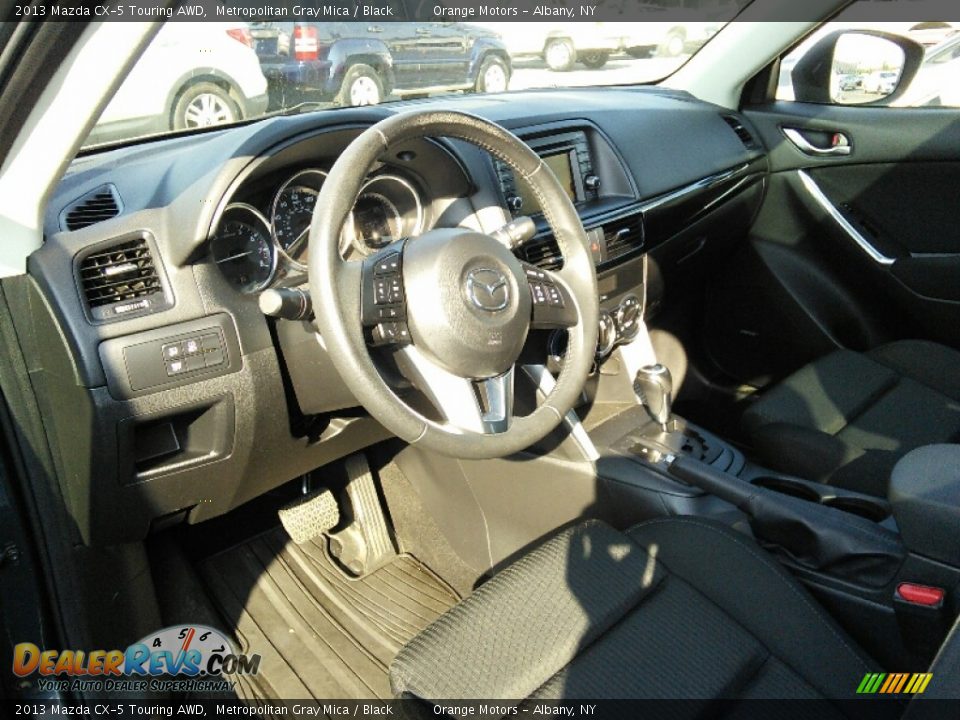 2013 Mazda CX-5 Touring AWD Metropolitan Gray Mica / Black Photo #8