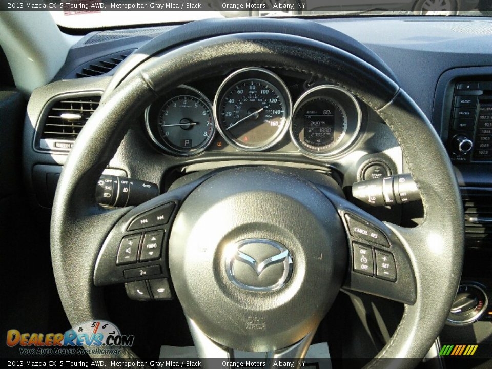 2013 Mazda CX-5 Touring AWD Metropolitan Gray Mica / Black Photo #10