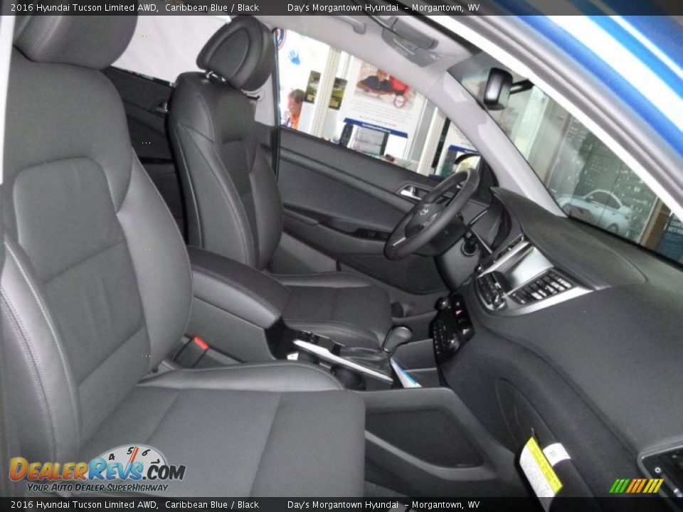 Black Interior - 2016 Hyundai Tucson Limited AWD Photo #3
