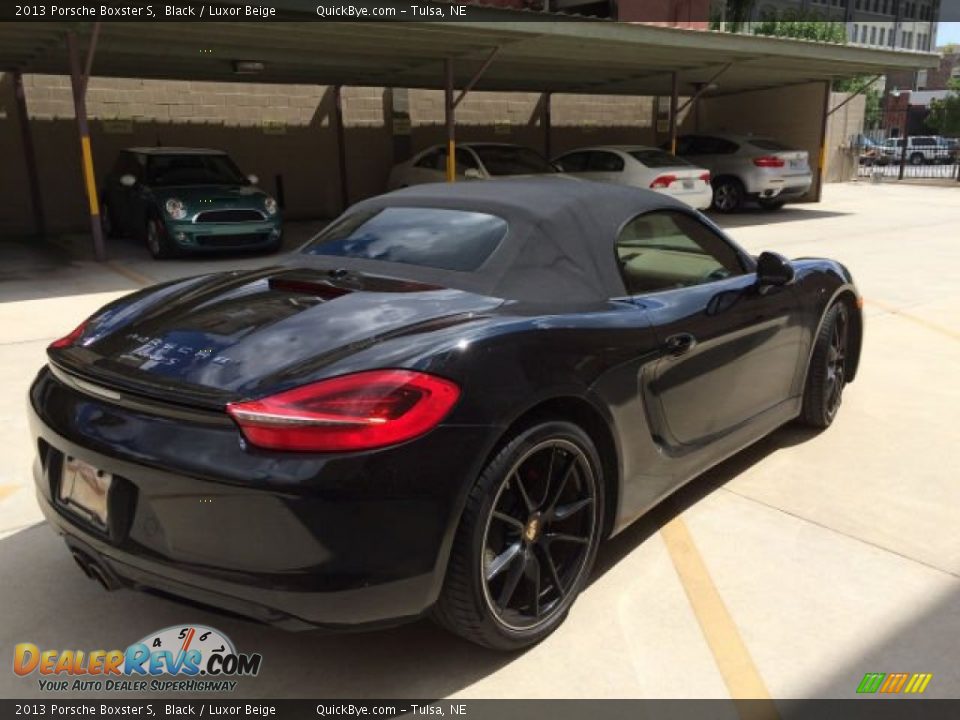 2013 Porsche Boxster S Black / Luxor Beige Photo #5