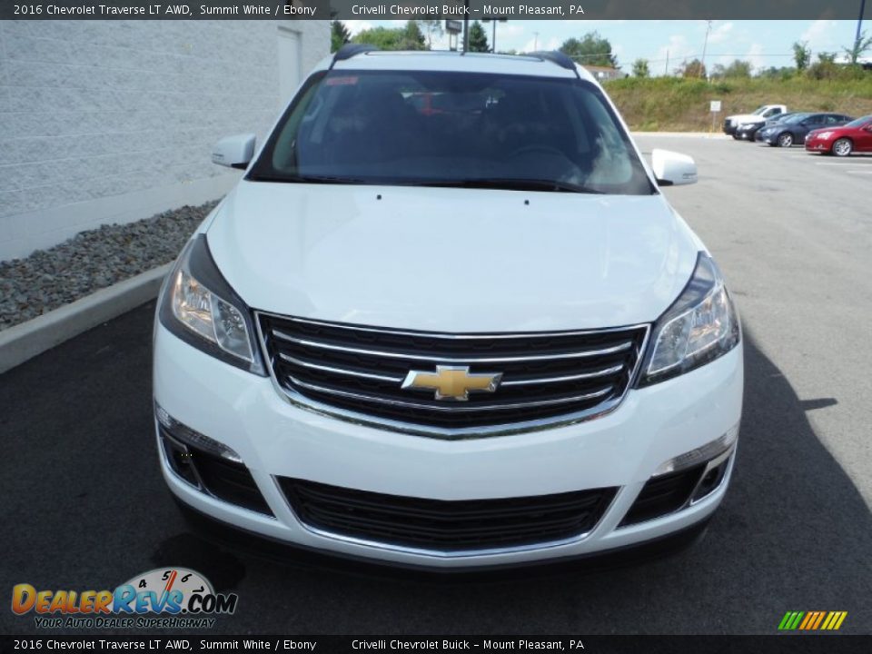 2016 Chevrolet Traverse LT AWD Summit White / Ebony Photo #5