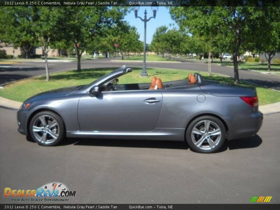 2012 Lexus IS 250 C Convertible Nebula Gray Pearl / Saddle Tan Photo #1