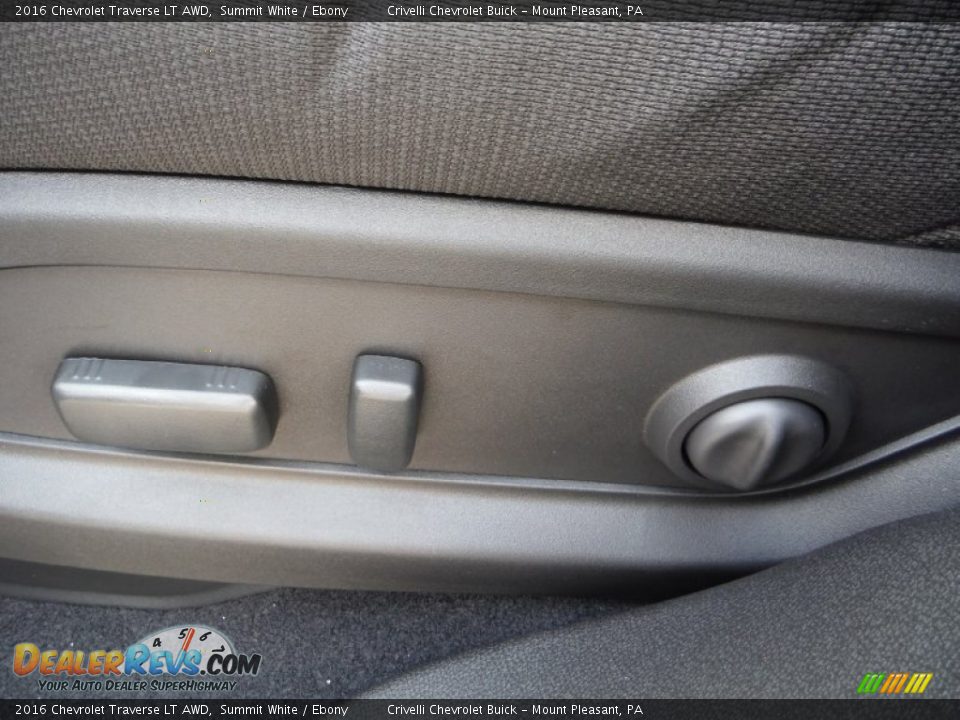 2016 Chevrolet Traverse LT AWD Summit White / Ebony Photo #13