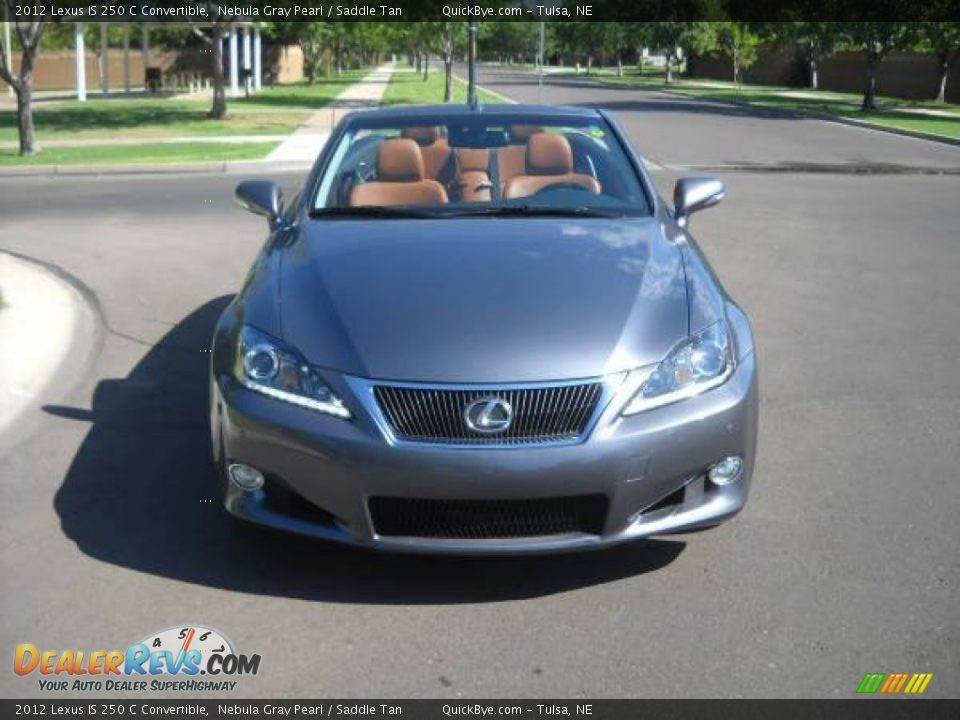 2012 Lexus IS 250 C Convertible Nebula Gray Pearl / Saddle Tan Photo #4
